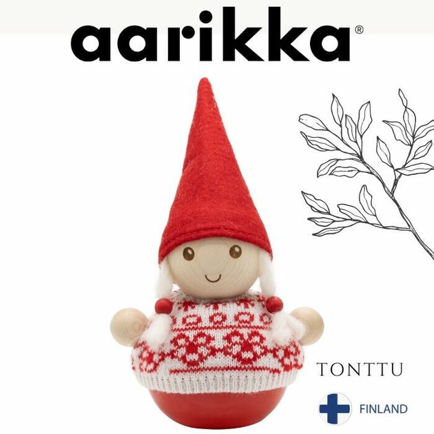 人気ランキング トントゥ aarikka 森の妖精 MAIJA】18cm（フィンランド 【GIRL 人形