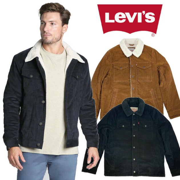 Levi,s】(リーバイス) CORDUROY SHERPA LINED TRUCKER JACKET