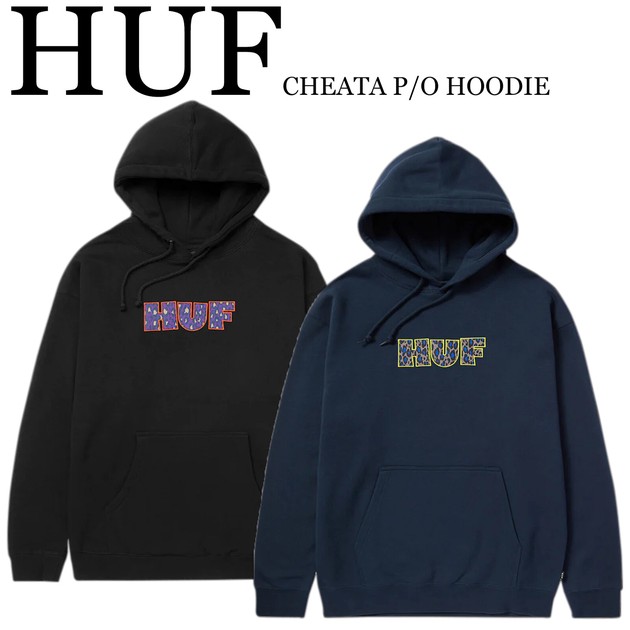 先行予約》HUF□長袖パーカー□フード□裏起毛□CHEATA P/O HOODIEの