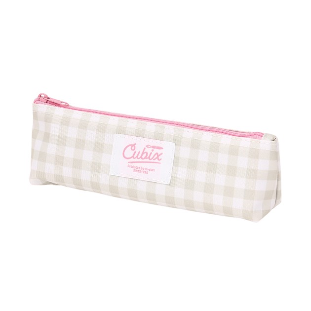Pen Case Beige Check | Import Japanese products at wholesale