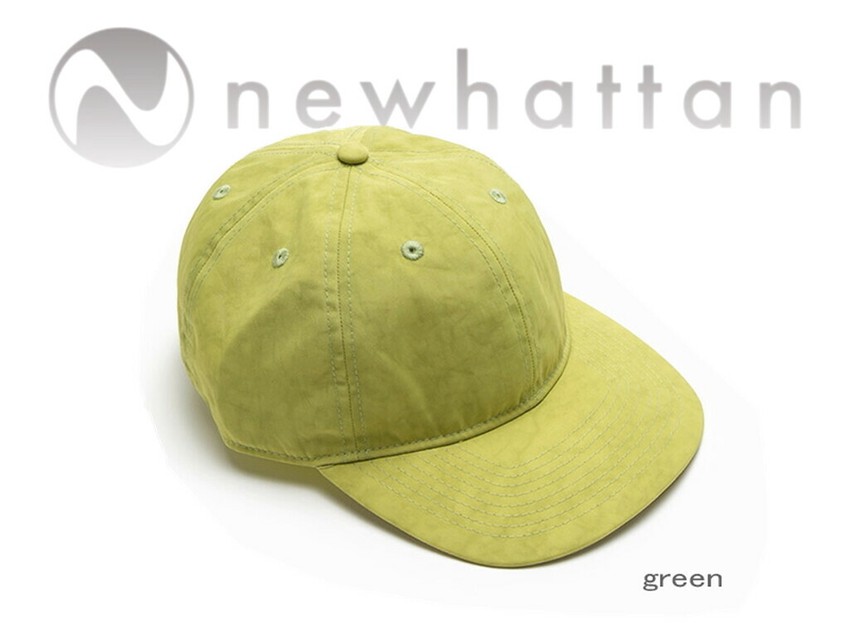 帽子 RHODOLIRION Washer Nylon Cap セール】【newhattan/ニューハッタン】Washer Nylon Flat Visor