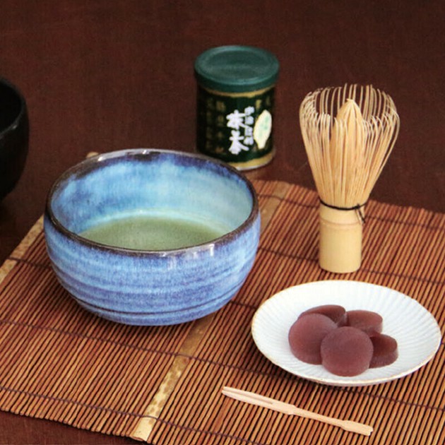 抹茶碗  3 藍花】抹茶碗 3点セット 波佐見焼の商品ページ｜卸・仕入れ