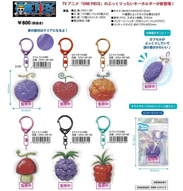 ☆ONE PIEACE ワンピース ぷっくりったい キーホルダー CPU1-OP SALE10の商品ページ｜卸・仕入れサイト【スーパーデリバリー】