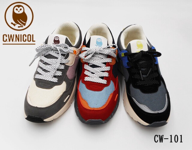 春夏新作】C.W.NICOL 厚底 スニーカー 運動靴 カジュアル CW101の商品