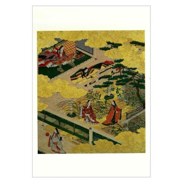 限定500部】「源氏絵小色紙」色紙30枚揃 / 解説書 白畑よし 著