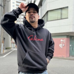 RIZE 雷図 × clubasia プルオーバー パーカー ブラック L