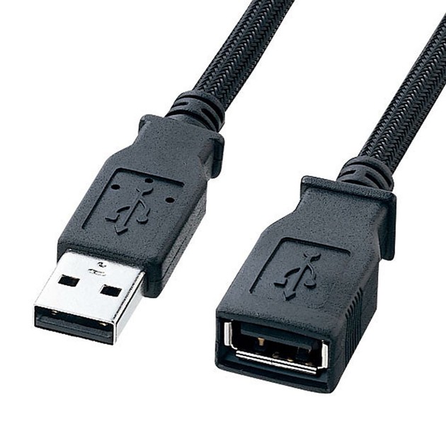 アイディア 便利 グッツ サンワサプライ USB2.0ケーブル 5m PC99規格