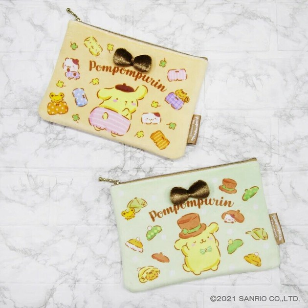 ポムポムプリン　ポーチ類セット Amazon.co.jp: サンリオ(SANRIO) ポムポムプリン フラットポーチ