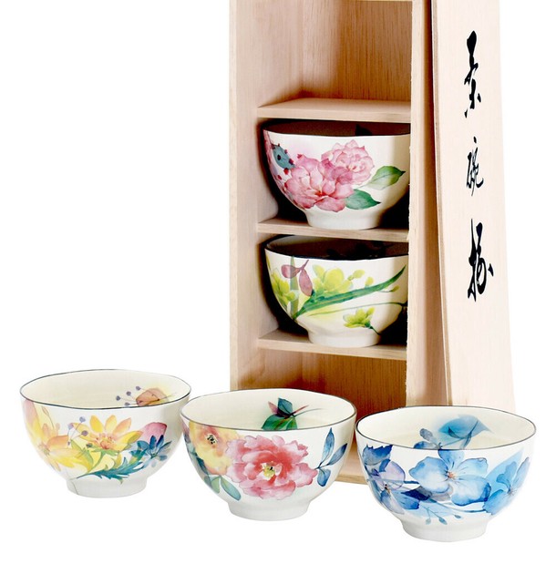 通販 送料無料  □美濃焼ギフト□虹彩花飯碗揃の商品ページ｜卸・仕入れサイト 