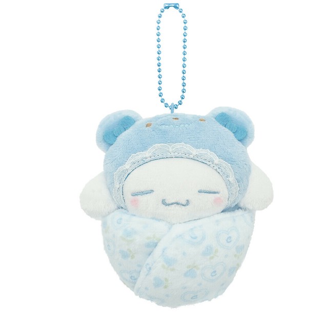 4月下旬入荷 おくるみマスコット ラテクマベビー シナモロール