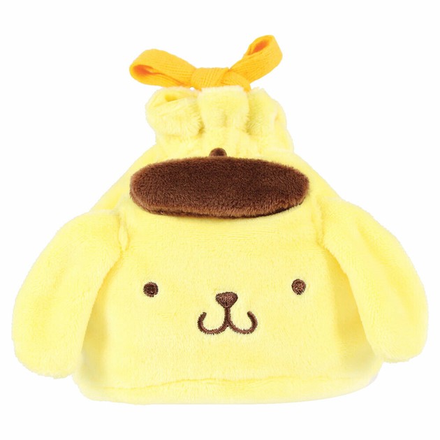 サンリオキャラクターズ マチ付きマスコット巾着 ポムポムプリン