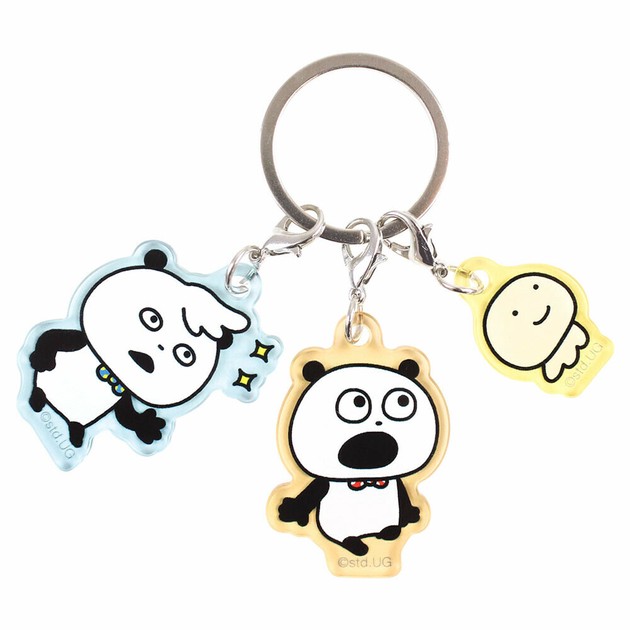 ごきげんぱんだ」アクリルキーホルダー（全4種）【ローソン