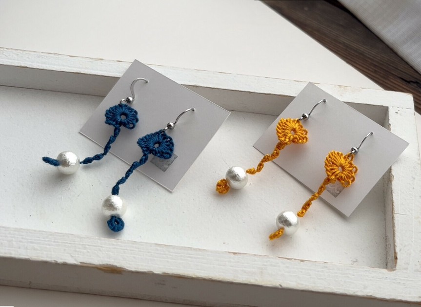 新しい到着 Pierced Earringss Cotton Orange | Import Japanese products at wholesale  prices - SUPER DELIVERY パーカッション・打楽器