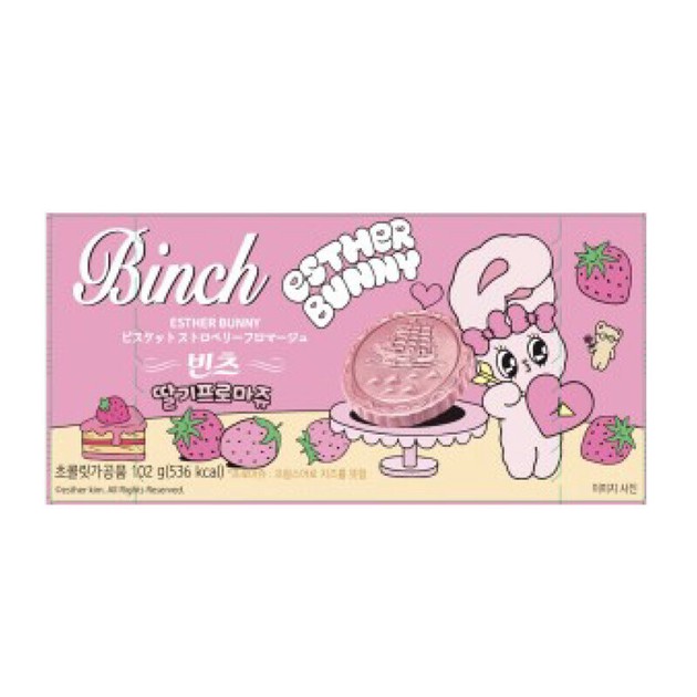 品数豊富！ EstherBunny エスターバニー Binch いちごフロマージュ 102g 菓子
