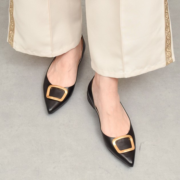 FABIO RUSCONI ローヒールバックルパンプス新品 Fabio Rusconi】ローヒールバックルパンプスの商品ページ｜卸