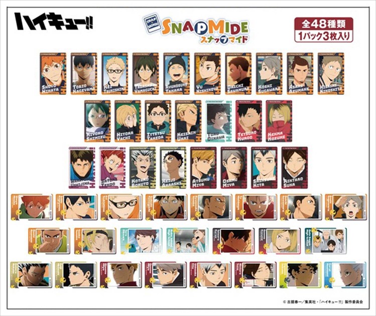 初売り旅行 予約品】ハイキュー!! スナップカード《 4/29(火) 予約〆切り カードダスその他