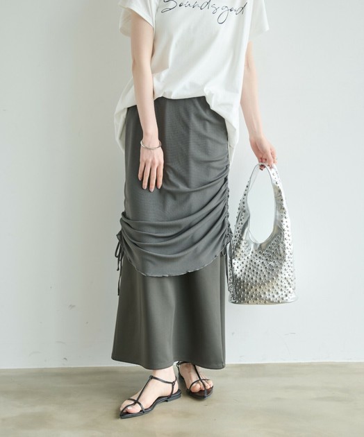 新品正規品  Skirt Tight Sheer-layered Skirt | products Japanese Import K-POP・アジア