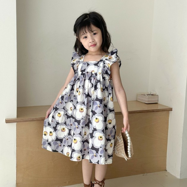 Kids' Casual Dress Summer Flowers | Import Japanese products