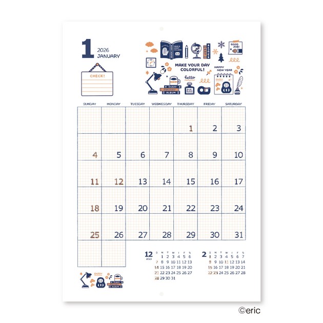 2024新入荷 eric Pre-order at products Japanese Import | Calendar テーブル・チェア・ハンモック
