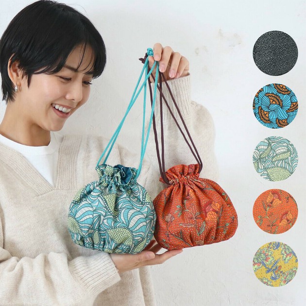 t*u様 (7/10まで)しゅがる ポーチ 7月下旬発売予約】ラタイデア巾着ポーチ 柄 個性的 ギフトの商品