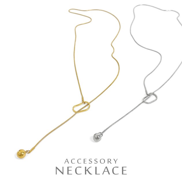 Stainless Steel Chain Necklace Square | Import Japanese