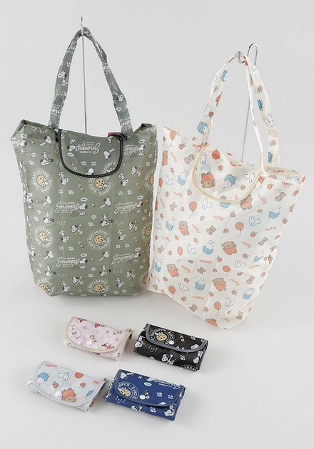 期間限定価格商品 Bag Grocery Reusable Miffy Snoopy Compact SNOOPY Moomin ジャケット・アウター
