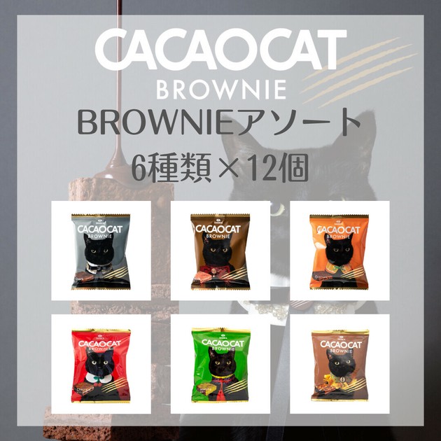 ご依頼品　25.7 7/3販売開始！】CACAOCAT BROWNIE 6種類アソート チョコレート
