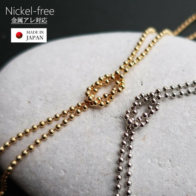 No.703 ball chain bracelet：ゴールド ブレスレット Gold Bracelet Jewelry Ball Chain Made in Japan | Import