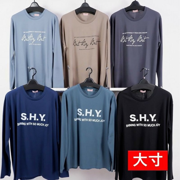 トップス　ろくsama T-shirt Long T-shirt Men's Cut-and-sew | Import Japanese