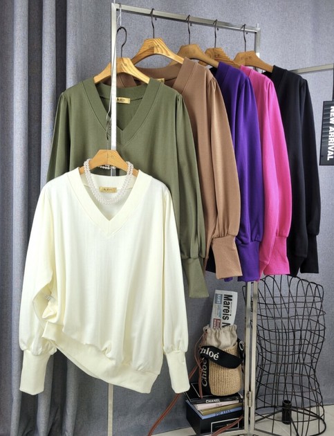 スウェット・トレーナー Wai Kei Blockcore nylon V neck sweatshirt BKS717 ブロークコアナイロンVネックスウェットシャツ - WaiKei | 60
