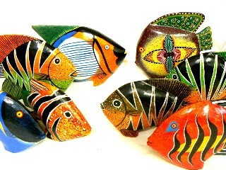 古着人気アイテム ティンガティンガ魚(大・小2サイズ)の商品ページ｜卸・仕入れ 絵画