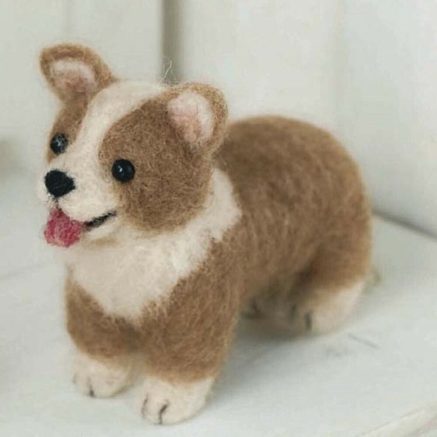 ウェルシュ・コーギー【羊毛フェルト】【手作りキット】【犬