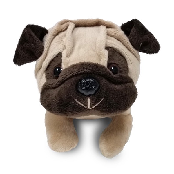 pug soft toy card factory