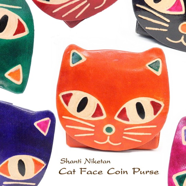 Cat leather coin pouch, Women's Fashion, Bags & Wallets, Purses & Pouches  on Carousell