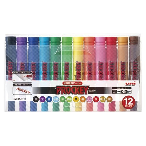 Onverenigbaar spoor zwavel uni-ball Prockey NON-PERMANENT MARKER 12 color set | Import Japanese  products at wholesale prices - SUPER DELIVERY