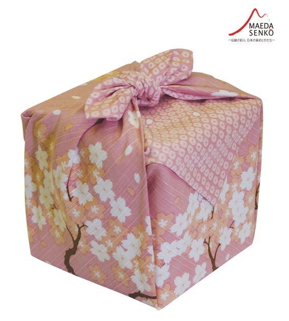 Japanese Small Furoshiki Wrapping Cotton Cloth Aquarium Suizokukan 50 x 50 cm 