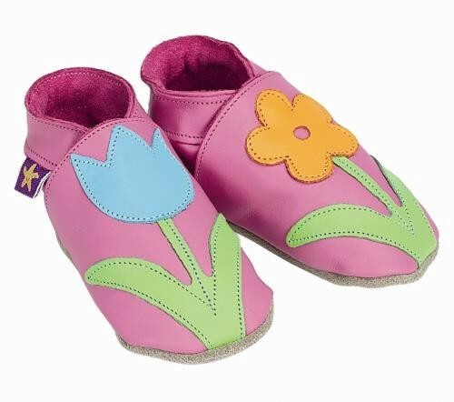 floral baby shoes
