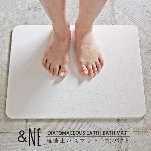 Soil Diatomaceous Earth Bath Mat Pink (Japan Import)