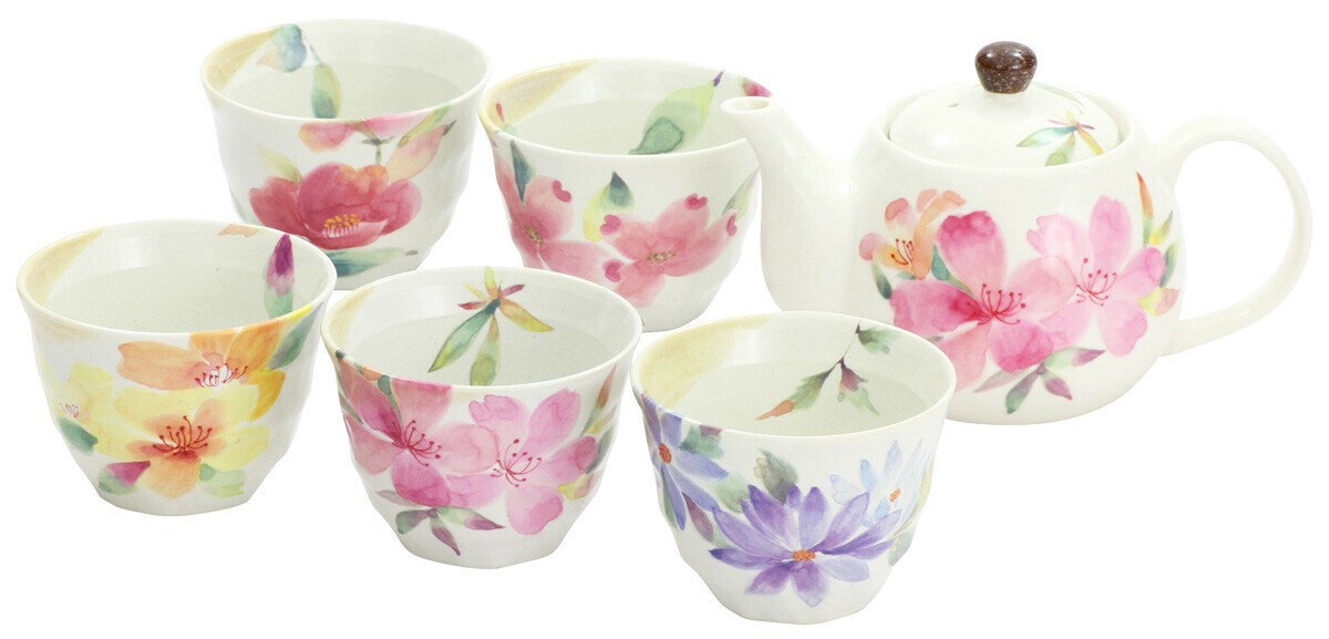①可憐な花のポット☆茶器としても☆ 頻ぱん