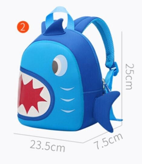shark school bag