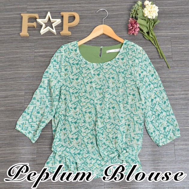 Blouse Ladies Top Chiffon Three Quarter Length Lining Export