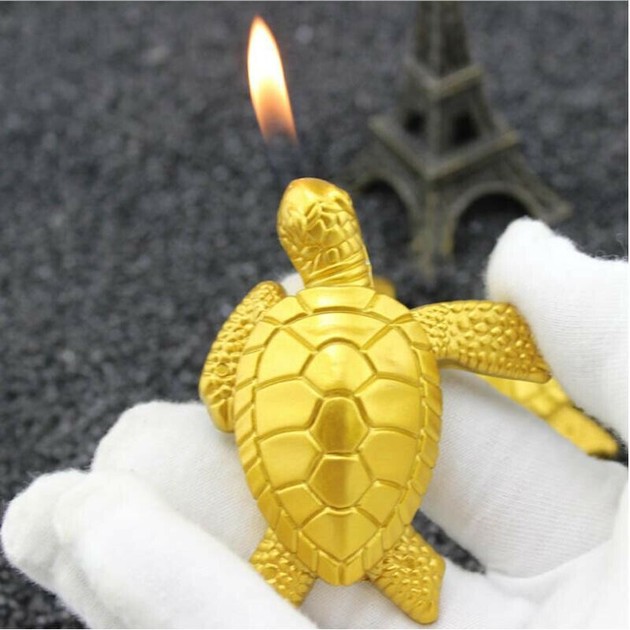 Gold Refill Pig Cigarette Lighter Gift Import Japanese Products At Wholesale Prices Super Delivery