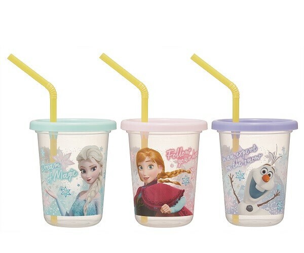 frozen tumbler with straw