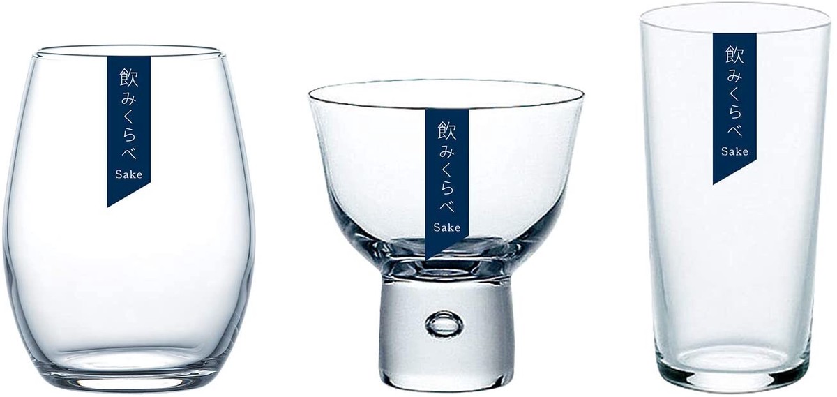 Toyo Sasaki Glass Cold Sake Glass Cup Carafe Set Blue G604-M70 MADE IN JAPAN 