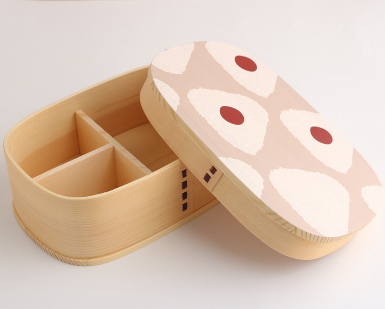 Multi Wooden Japanese Style Bento Box Onigiri Ume Natural 4 Kinds Import Japanese Products At Wholesale Prices Super Delivery