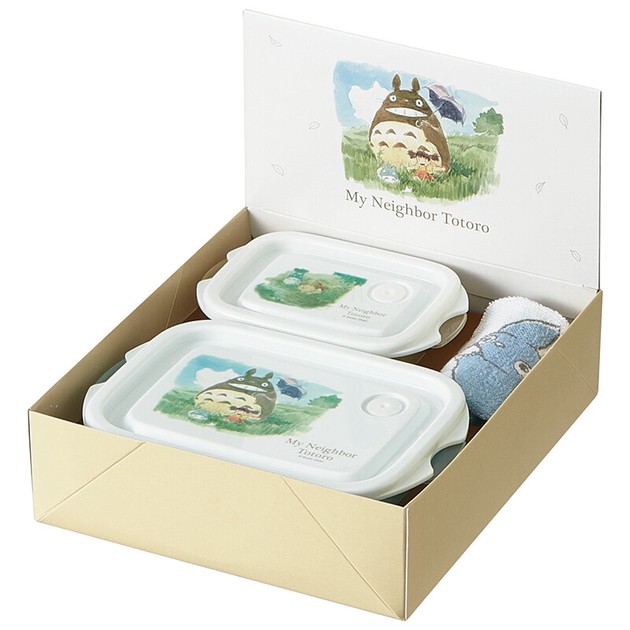 Undecided 1000 Gift Sets Food Container Hand Towels Set My Neighbor Totoro Watercolor Import Japanese Products At Wholesale Prices Super Delivery