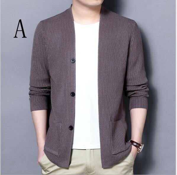 mens casual cardigan