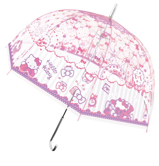 Adult Vinyl Umbrella Hello Kitty Ribbon 59 cm | Import Japanese 