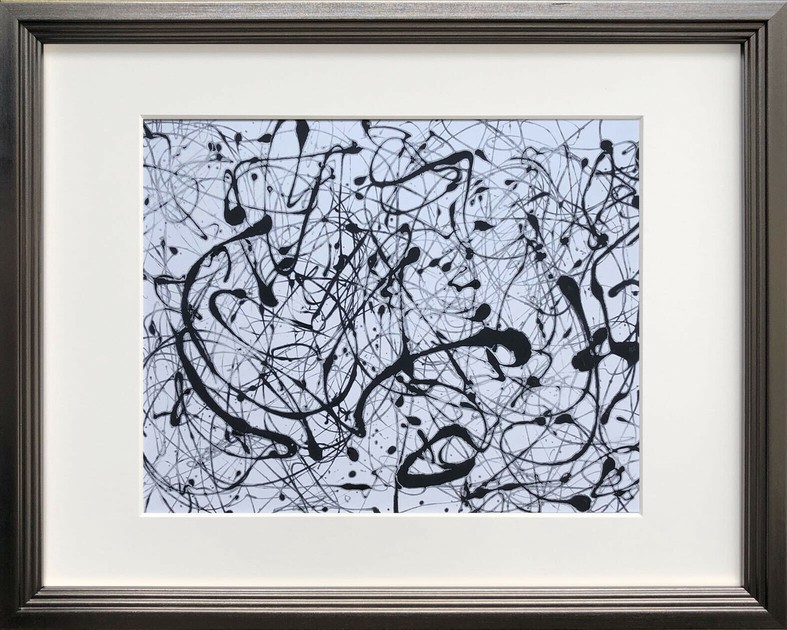 超可爱 アートフレーム Number Pollock Jackson ジャクソン・ポロック 絵画