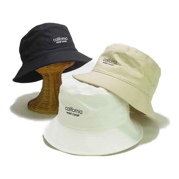 California Embroidery Standard Twill BUCKET HAT Young Hats & Cap 